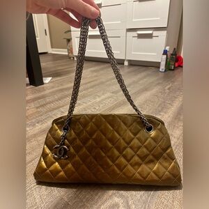 Chanel Gold Patent Leather Mademoiselle!!!